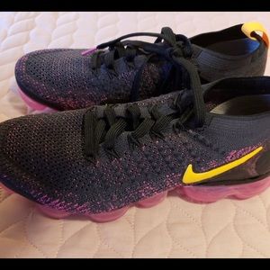 Nike Vapormax, pink and black.